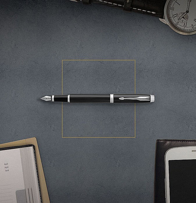 PARKER STILOU IM ROYAL BLACK LACQUER CT F 160158 [6]