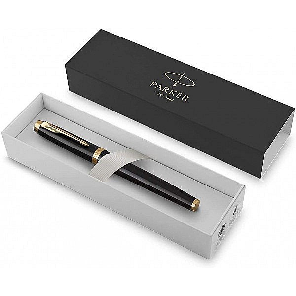 PARKER STILOU IM ROYAL BLACK LACQUER GT F 160160 [8]
