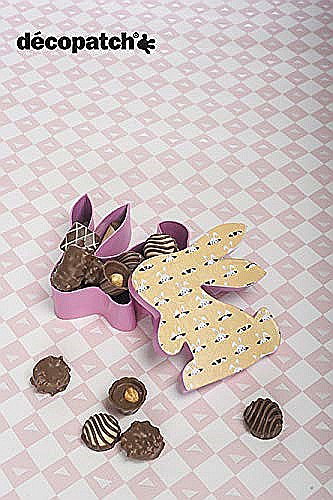 CF CUTIE IEPURE PAPIER MACHE 12.5*4*12.5CM BT052C [2]