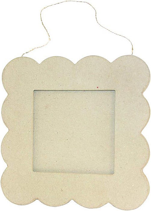 CF RAMA FOTO CRACIUN PAPIER MACHE 20*20 CM CD027C [1]