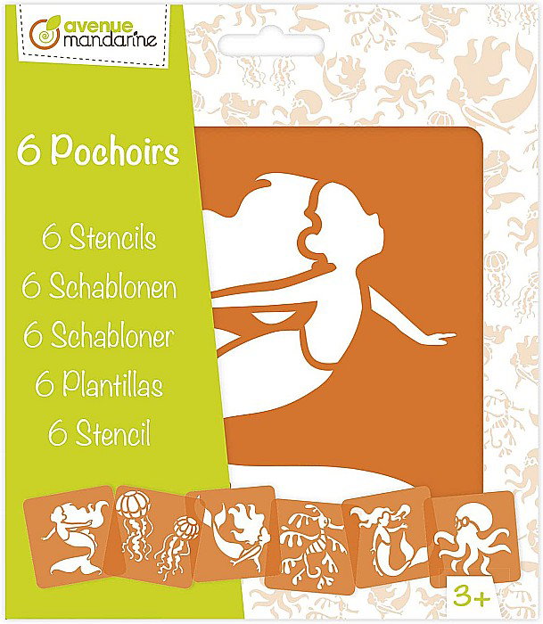 CF SABLON CREATURI MARINE 6/SET AVENUE MANDARINE PO010C [1]