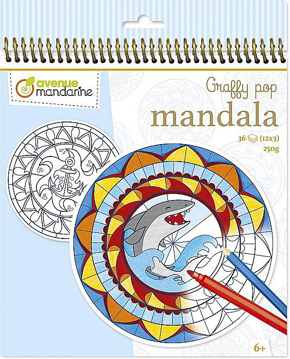 CF CARTE DE COLORAT GRAFY POP MANDALA BOY GY028O [1]