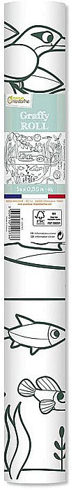 CF ROLA HARTIE DE COLORAT 0.35*5M 90GR ECOSYSTEM AVENUE MANDARINE GY078C [1]