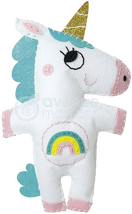 CF KIT CREATIV BRODERIE UNICORNUL ALICIA LITTLE COUZ'IN COLLECTION KC066C [2]