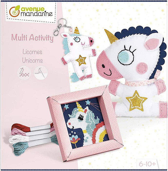 CF KIT CREATIV MULTI ACTIVITY UNICORNS AVENUE MANDARINE KC113C [1]