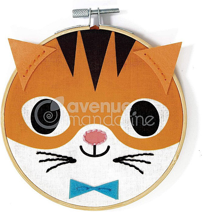 KIT CREATIV BRODERIE PIX'GALLERY TAMBURINA PISICA KC118C [2]