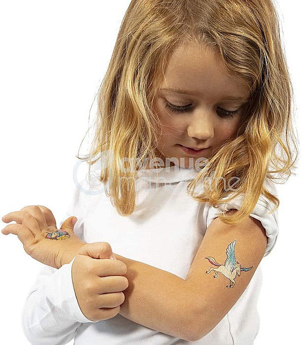 CF SET TATUAJE UNICORNI TATTOO MANIA AVENUE MANDARINE CC052C [3]