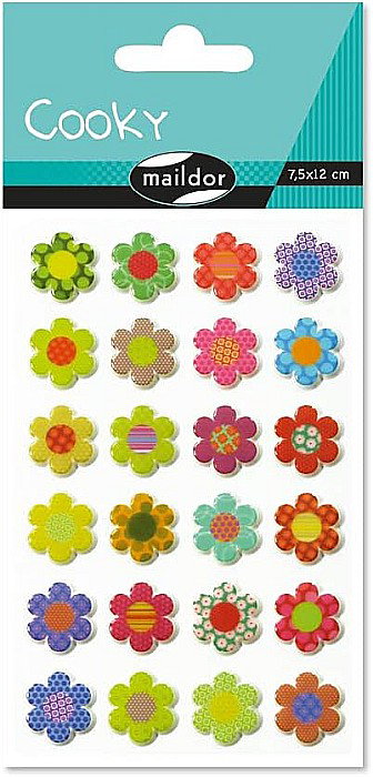 CF STICKER 3D COOKY 7.5*12CM MAILDOR FLORI CY021O [1]