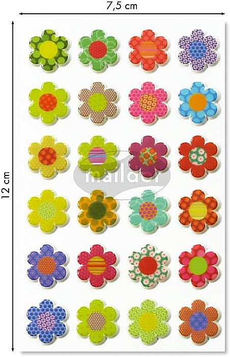 CF STICKER 3D COOKY 7.5*12CM MAILDOR FLORI CY021O [2]