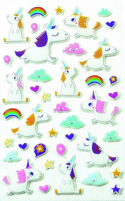 CF STICKER 3D COOKY 7.5*12CM MAILDOR UNICORNI CY063O [2]