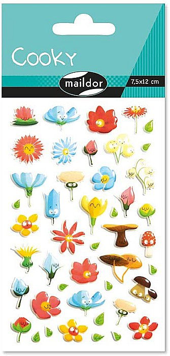 CF STICKER 3D COOKY 7.5*12CM MAILDOR FLORI CY109C [1]