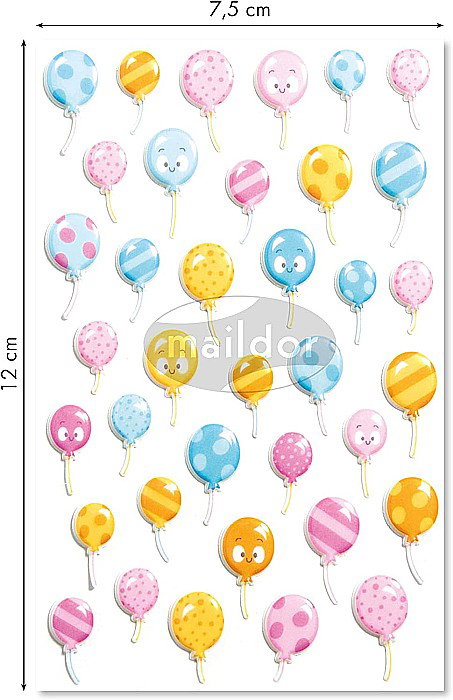 CF STICKER 3D COOKY 7.5*12CM MAILDOR BALOANE CY116C [2]