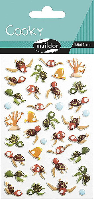 CF STICKER 3D COOKY 7.5*12CM MAILDOR TESTOASE MARINE CY121C [1]