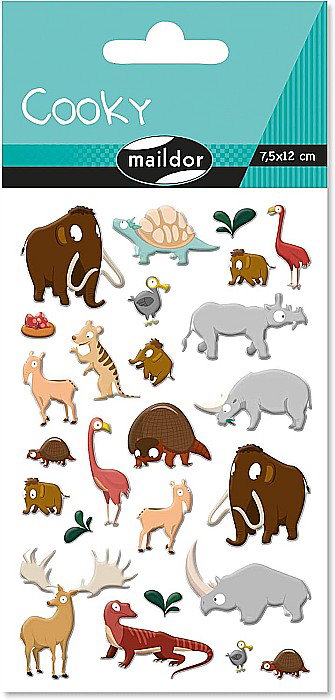 CF STICKER 3D COOKY 7.5*12CM MAILDOR ANIMALE PREISTORICE CY135C [1]