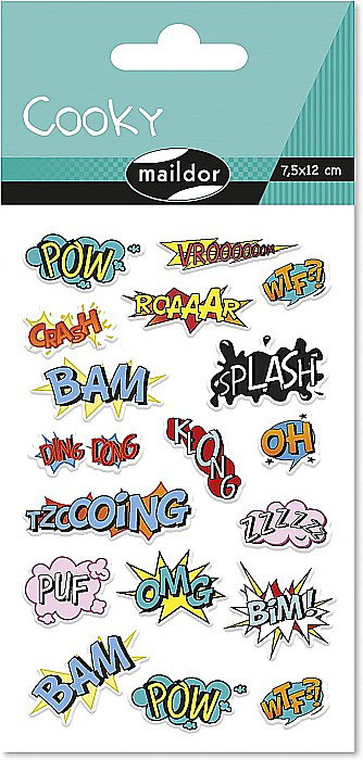 CF STICKER 3D COOKY 7.5*12CM MAILDOR ONOMATOPEE CY146C [1]
