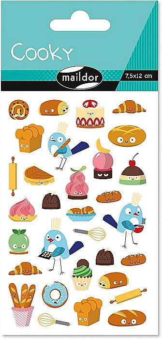 CF STICKER 3D COOKY 7.5*12CM MAILDOR PRAJITURI CY155C [1]