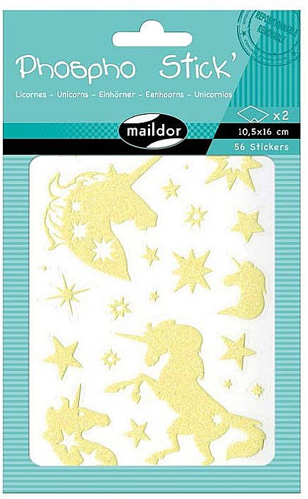 CF STICKER PHOSPHO 10.5*16CM MAILDOR UNICORNI AE079O [1]