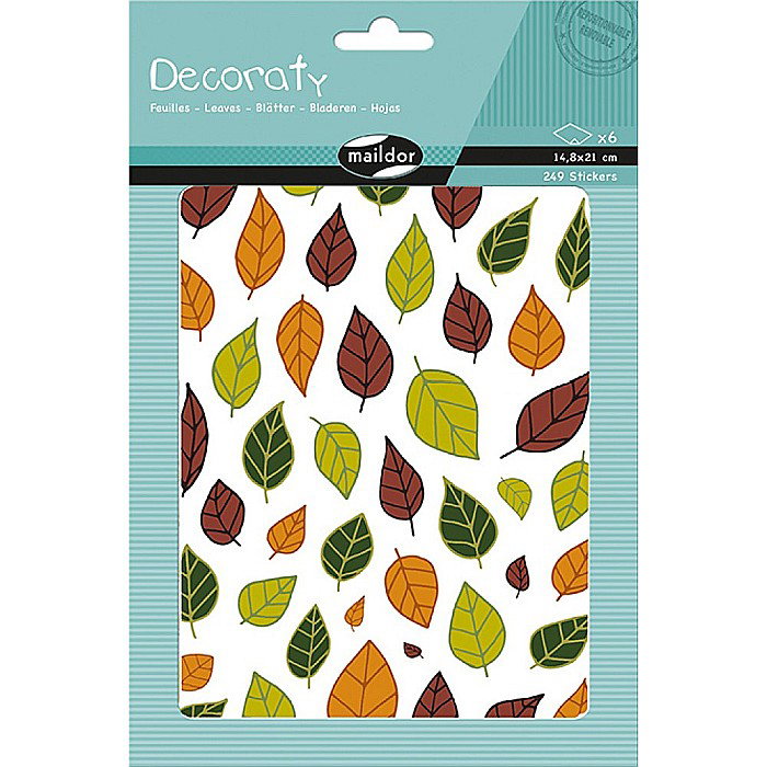 CF STICKER DECORATIV 14.8*21CM 249 BUCATI FRUNZE AE142C [1]