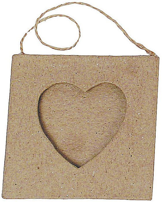 CF MINI RAMA FOTO INIMA PAPIER MACHE 8*8CM CD690O [1]