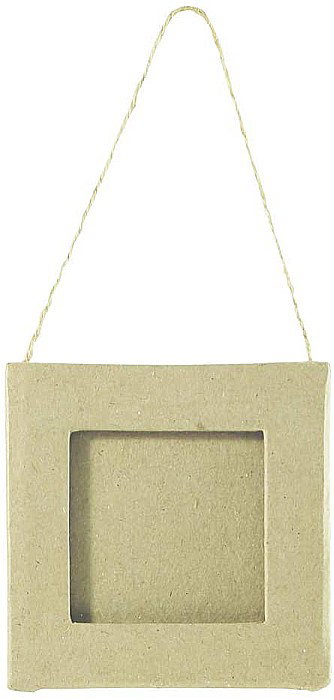 CF MINI RAMA FOTO PATRATA PAPIER MACHE 8*8CM CD691O [1]