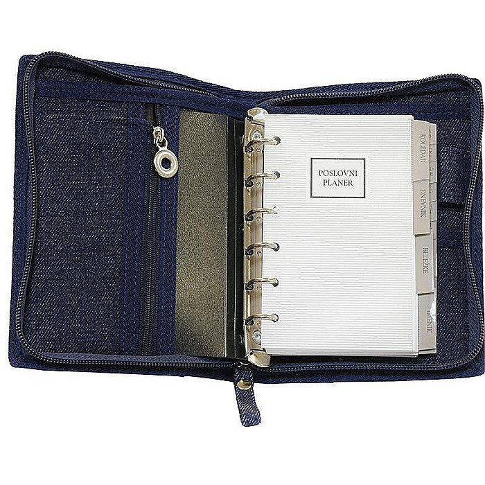 EU ORGANIZER DATA MATE CU FERMOAR, BLUE JEANS 82205 [2]