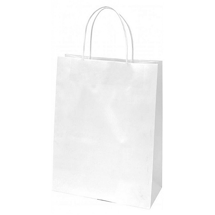 SACOSA ALBA 31*42*11CM, DE HARTIE KRAFT GROASA 220GR/M2, CU MANER RASUCIT REZISTENT, 71339 [1]