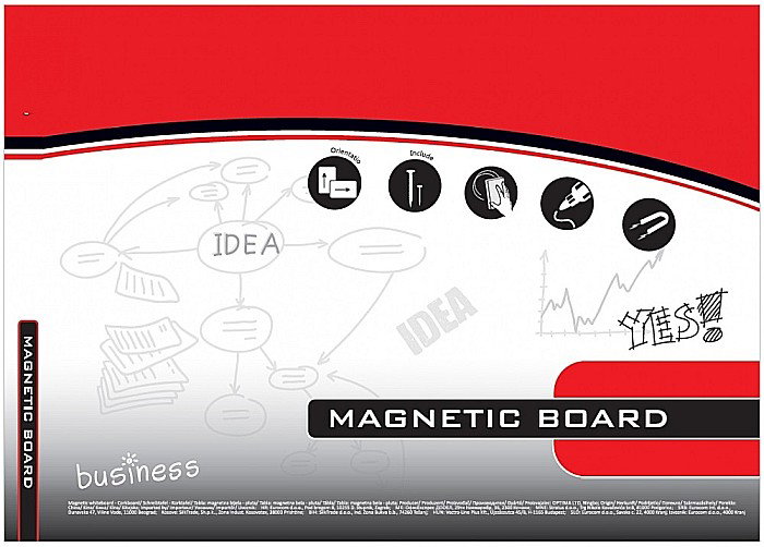 EU WHITEBOARD MAGNETIC 60*90 RAMA ALUMINIU 22377 [2]