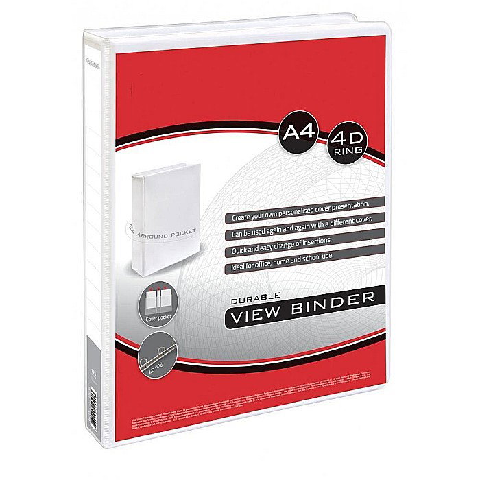 EU CAIET MECANIC  A4 4 INELE 2.5CM ALB 24510 [1]