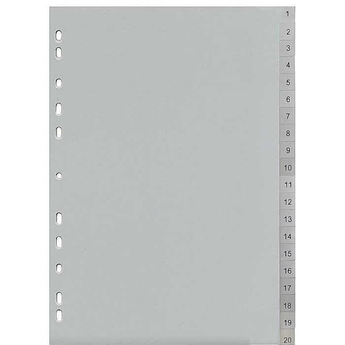 EU SEPARATOR INDEX PLASTIC 1-20 28223 [1]