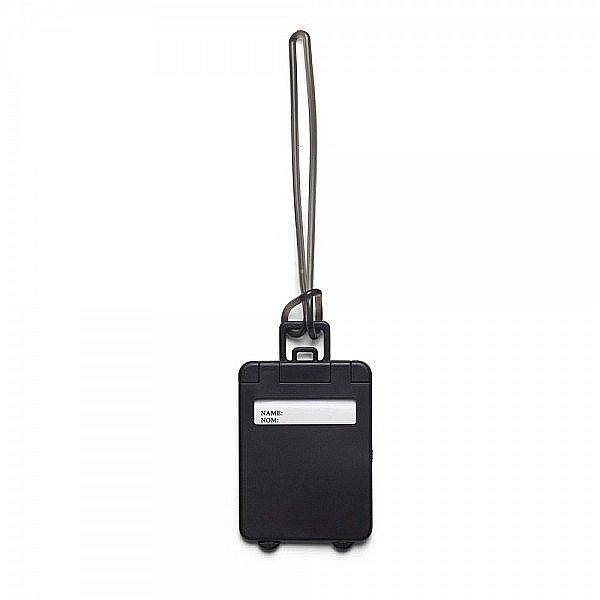 EU ETICHETA PENTRU BAGAJ CALATORIE NEAGRA 5.5x9.5 cm 7380202 [1]