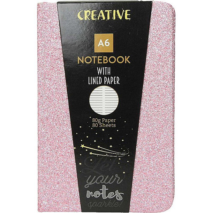 NOTES GLITTER A6, 96F, LINII, DIVERSE CULORI 52947 [4]