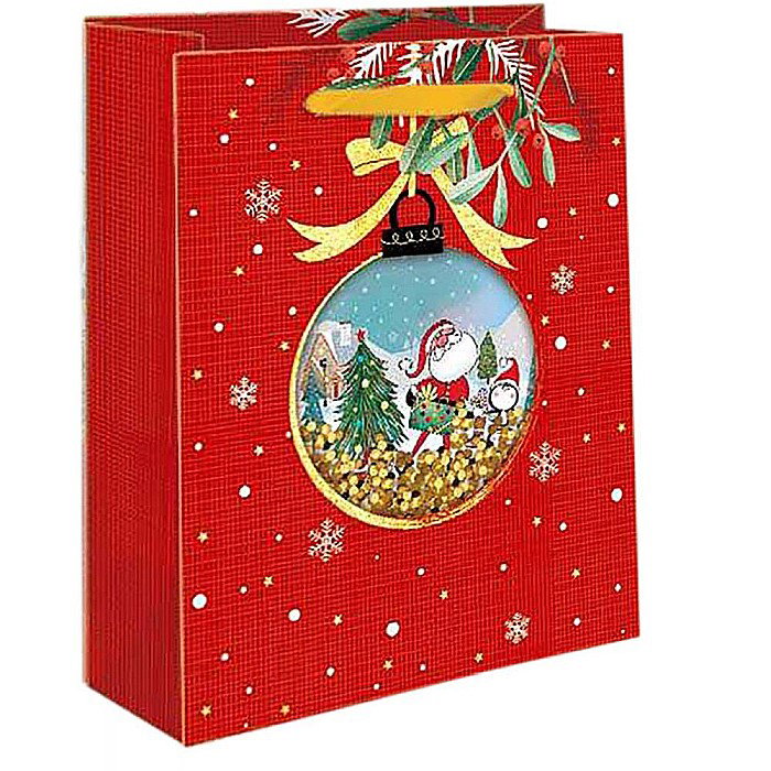 EU SACOSA CADOU CRACIUN CU CONFETTI  34*26*12 CM 238580 [2]