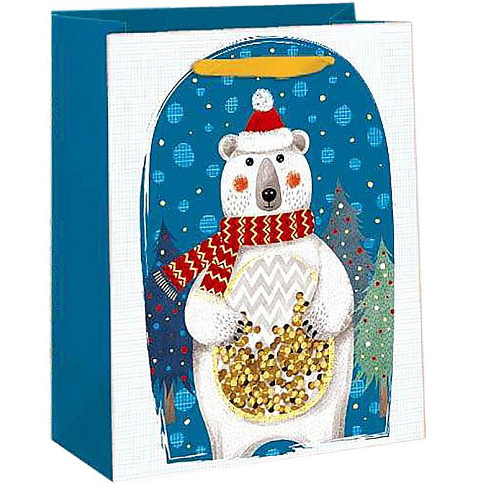 EU SACOSA CADOU CRACIUN CU CONFETTI  34*26*12 CM 238580 [4]