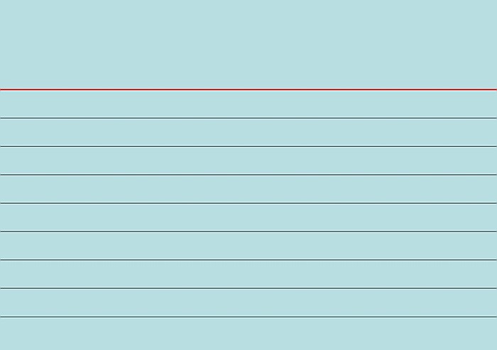 BR INDEX CARD A7 100/SET ALBASTRU DR 2270130 [2]