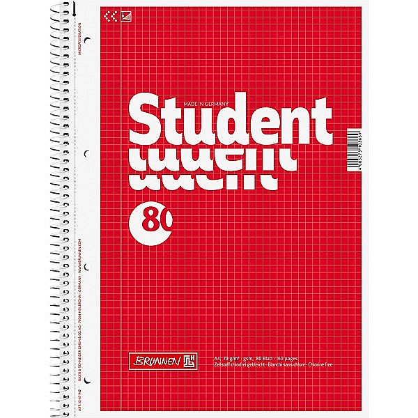 CAIET A4 80F SPIRA SI  PERFORATII ROSU PATRATELE 67942 [1]
