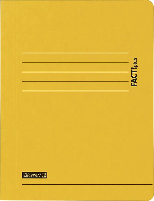 DOSAR PLIC DE CARTON, A4 375G/M2, GALBEN 2015310 [1]