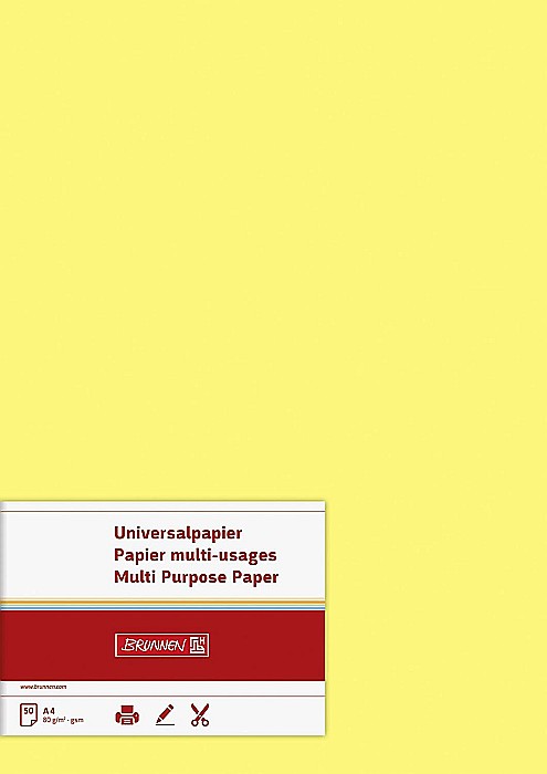 BR HARTIE COLOR A4 80GR 50/SET GALBEN 5125010 [2]