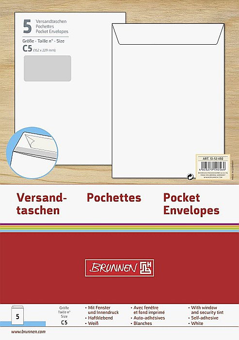 BR PLIC C5 5/SET 162*229MM SILICONIC, ALB, CU FEREASTRA STANGA 53450 [1]
