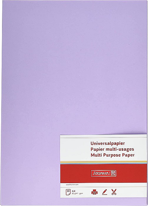 BR HARTIE COLOR A4 80GR 50/SET VIOLET DESCHIS 5125060 [2]
