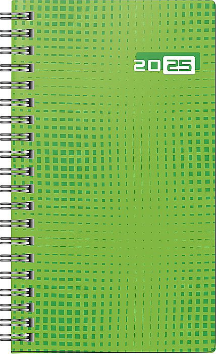 BR AGENDA DATATA SAPTAMANAL RIDOIDE 9*15CM 2025 SPIRA VERDE 16907015 [1]