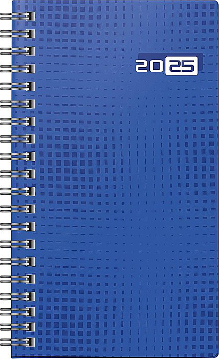 BR AGENDA DATATA SAPTAMANAL RIDOIDE 9*15CM 2025 SPIRA ALBASTRU 16907025 [1]