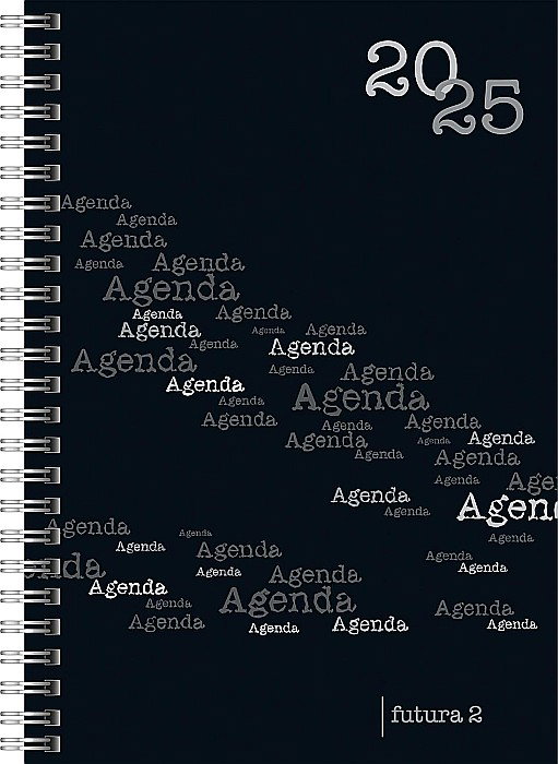 BR AGENDA DATATA SAPTAMANAL FUTURA 2 A5 2025 SPIRA PP NEGRU 21105905 [1]