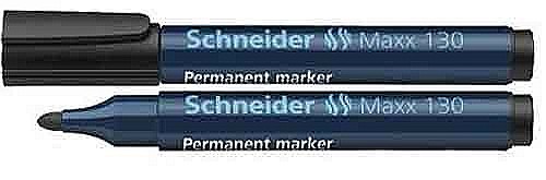 SCR MARKER SCHNEIDER 130, VARF ROTUND, 1-3MM, NEGRU [1]