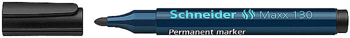SCR MARKER SCHNEIDER 130, VARF ROTUND, 1-3MM, NEGRU [2]