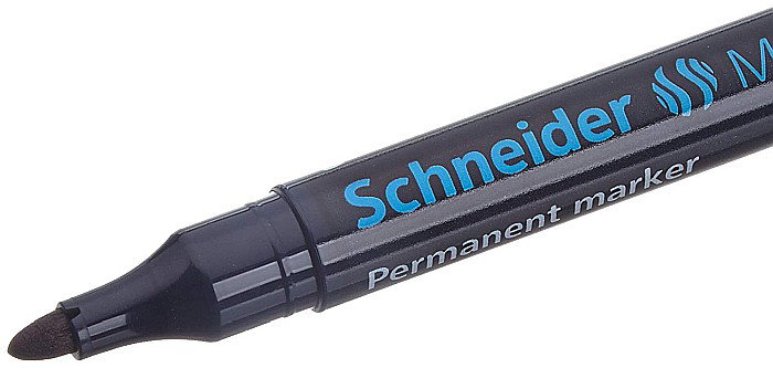 SCR MARKER SCHNEIDER 130, VARF ROTUND, 1-3MM, NEGRU [3]