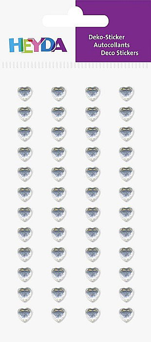 KP STICKER DECOR 7.5*16.5CM INIMIOARE CU STRASURI TRANSPARENTE 48PCS 3782914 [1]