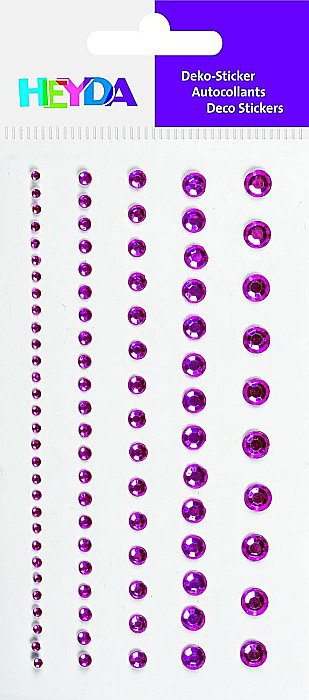 KP STICKER DECOR 7.5*16.5CM PIETRICELE ROTUNDE ROZ 0.2-6MM 95 PCS 3782941 [2]