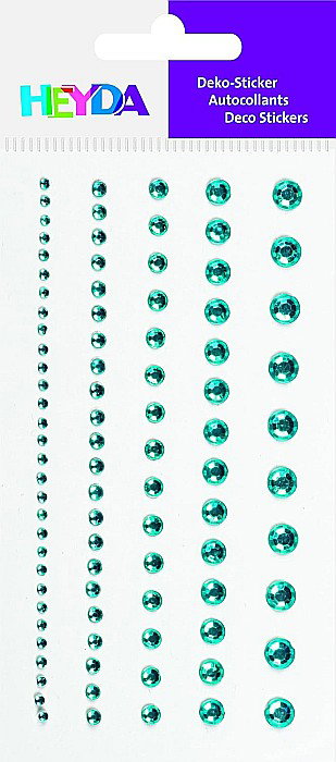 KP STICKER DECOR 7.5*16.5CM PIETRICELE ROTUNDE ALBASTRU DESCHIS 0.2-6MM 95 PCS 3782945 [2]