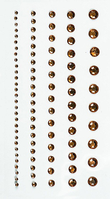 KP STICKER DECOR 7.5*16.5CM PIETRICELE ROTUNDE AURII 0.2-6MM 95 PCS 3782946 [1]