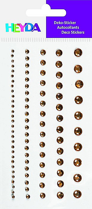 KP STICKER DECOR 7.5*16.5CM PIETRICELE ROTUNDE AURII 0.2-6MM 95 PCS 3782946 [2]
